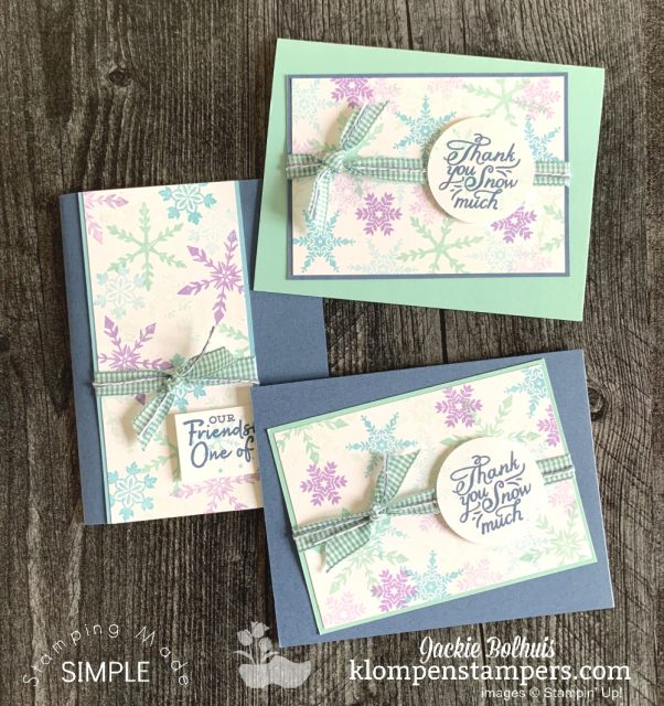 hand-stamped-snowflakes-for-fun-card-making-with-gingham-ribbon