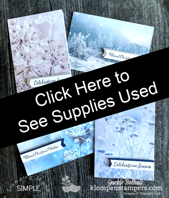 Click here to see the supplies used to make these creative note cards.