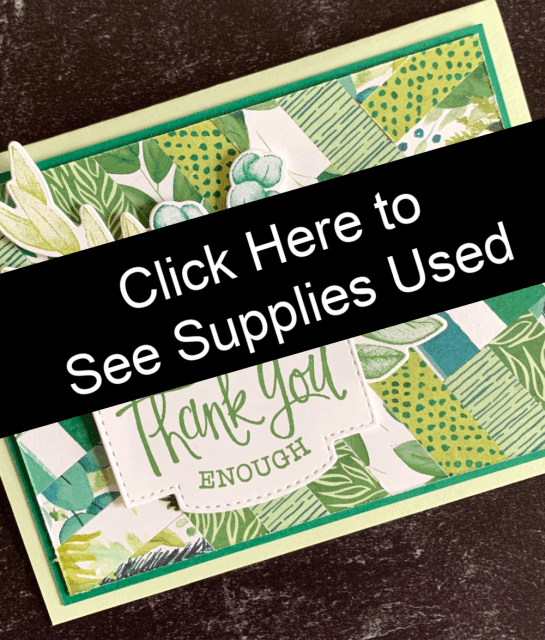 Click here for simple thank you card supply list