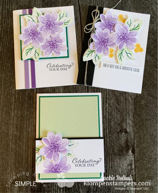 The Stampin' Up! Gorgeous Posies stamp set and project kit makes card making simple
