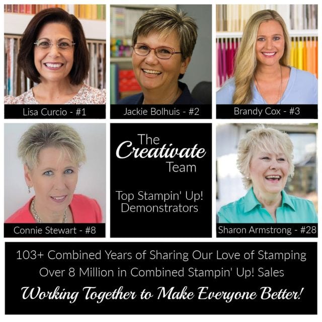 Online Stamping Retreat led by 5 top Stampin' Up! demonstrators