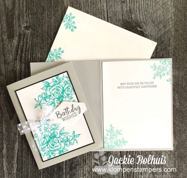 Don't forget to stamp the inside of your simply DIY cards for that extra special touch!