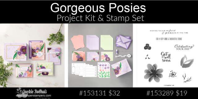 The Stampin' Up! Gorgeous Posies is a perfect gift for crafters who love floral cards