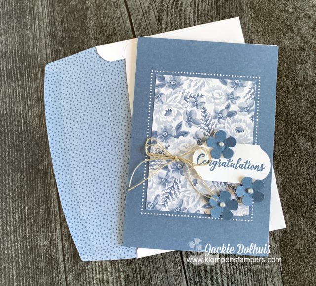 Happy Thoughts Stampin' Up! set is the greeting set designed by Jackie Bolhuis as her 1 Million dollar set.