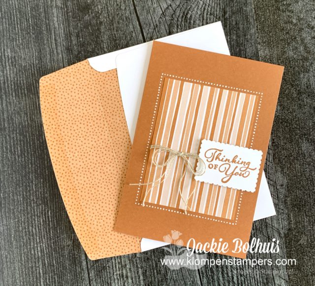 Happy Thoughts by Stampin' Up! mixed with the Flowers for Every Season Memories and More card packs make card making fun.