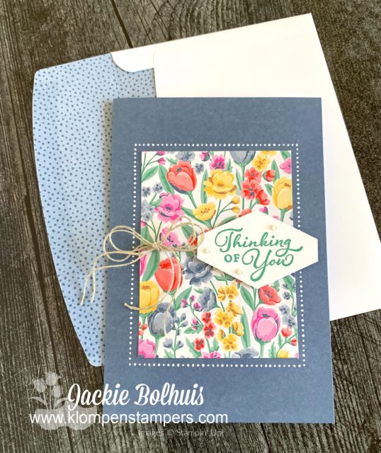 Need a 'Thinking of you' card you can make fast? The Happy Thoughts Stampin' Up! set is your go-to stamp set.