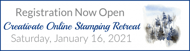 Online stamping retreat for the winter session is now open to registration.
