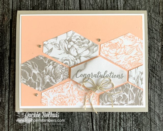 This craft punch gives you versatility in how you lay out your card background.