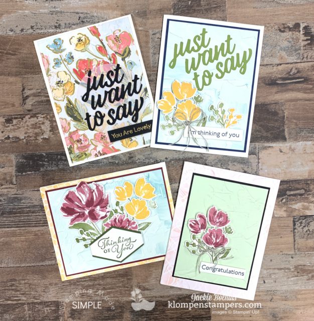 From the best fun fold to the prettiest florals you'll love the handmade cards the Fine Arts Floral collection makes.