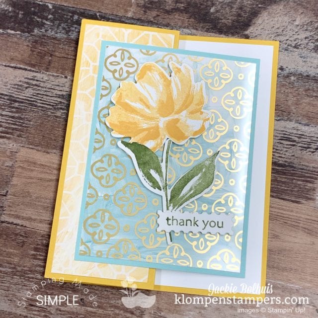 Send the best fun fold card to your best friend or as a thank you card to cheer someone.