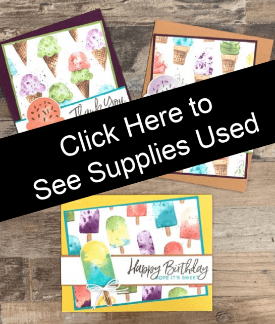 Simple card design ideas start with these supplies.