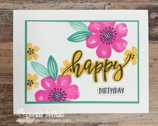 Notecard happy mail is always appreciated for Birthday Cards!