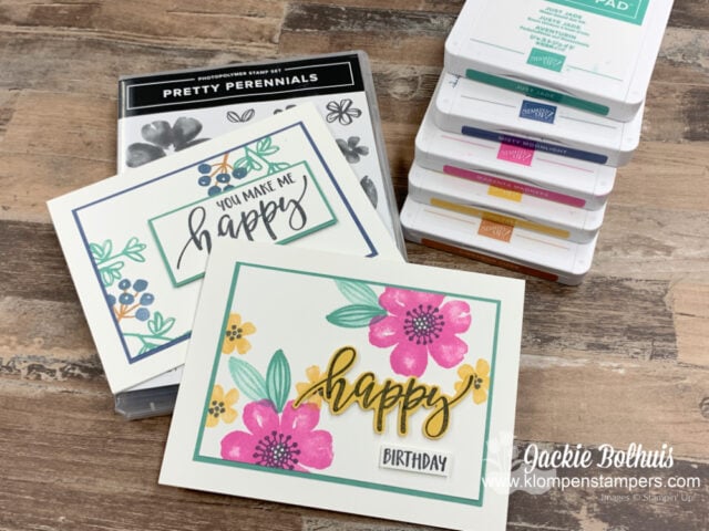 This notecard was 'stepped' up simply by adding a layer of coordinating color of cardstock.