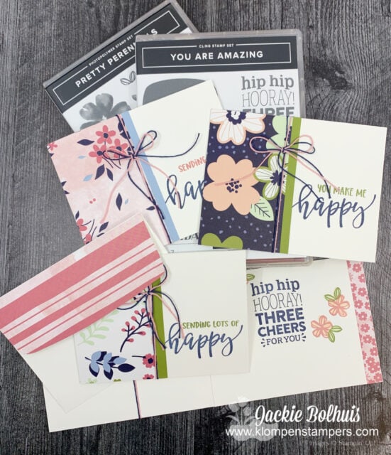 You can make a stack of easy birthday cards with this card making tutorial.