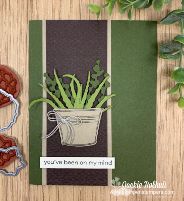 These DIY die cuts from the Simply Succulents stamp set are perfect for greeting card ideas.