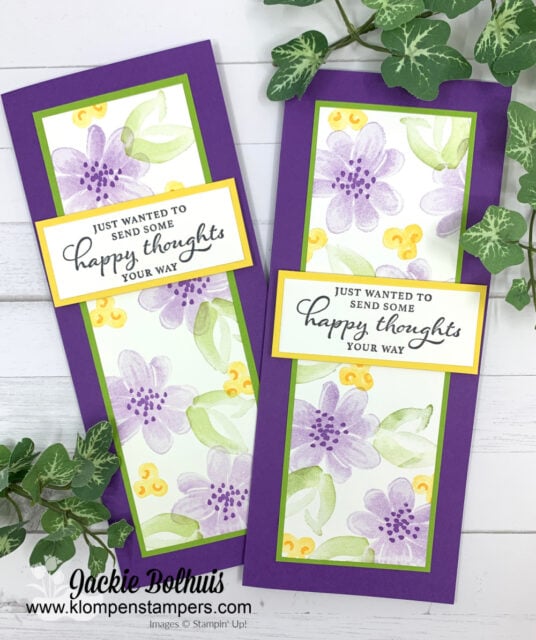 Stamping cards can be quick, simple and beautiful.
