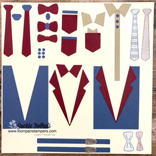 Look at all the dies you can use to make your snazzy cards for men!