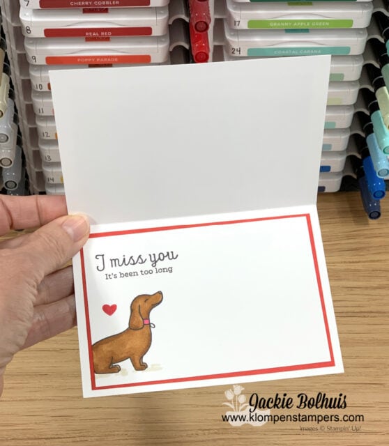 I love the font on this greeting card.
