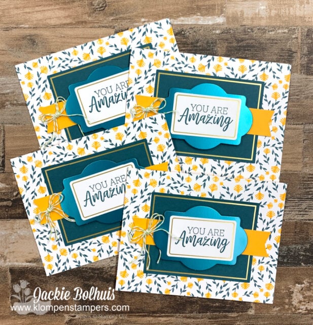 I love the 'amazing' font on this greeting!