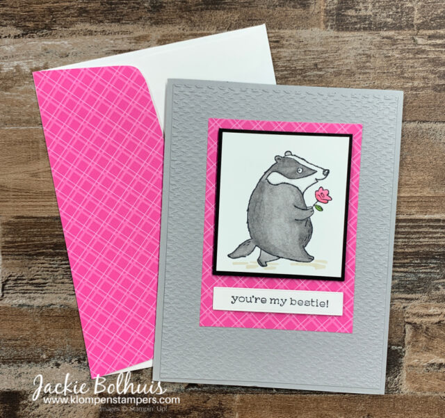 This fun friendship day card is perfect to make for your best friend.