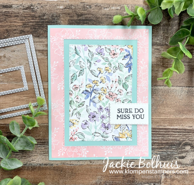 You can use the scrapbook paper with coordinating cardstock for your paper cards.