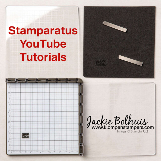 I have a playlist of video tutorials on how to use the Stamparatus.