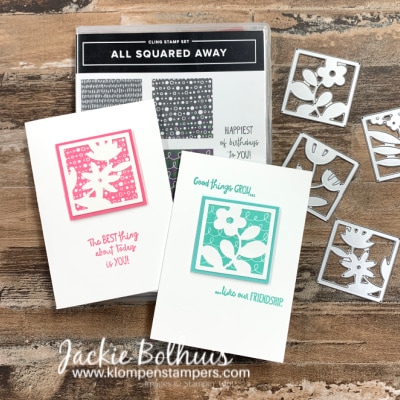 Make Fabulous Note Cards With ‘All Squared Away’ Bundle