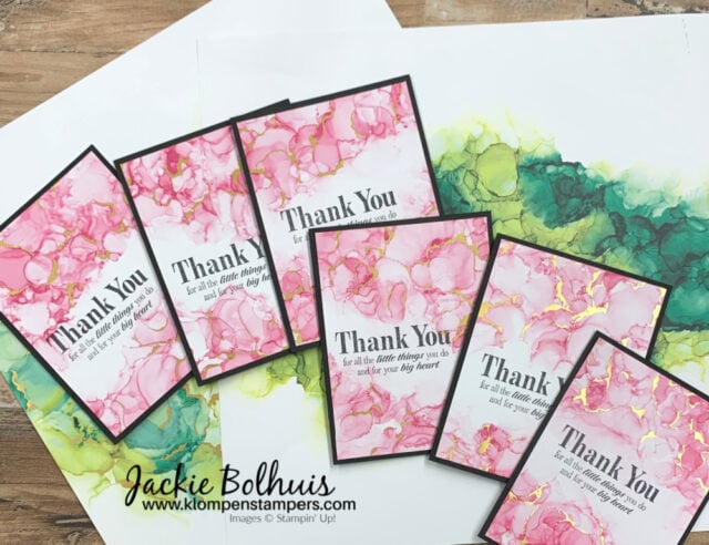 Make thoughtful cards with this pink paper included in the Expressions in Ink paper pack.