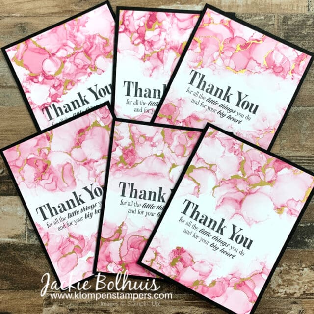 These thoughtful cards are gorgeous and quick to make.