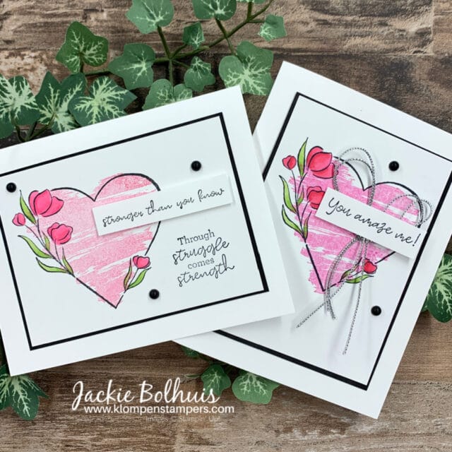 Words-of-encouragement-cards-made-with-Strong-of-heart-Stampin-Up!