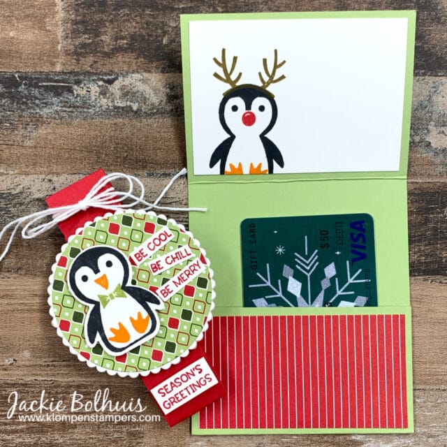 diy-christmas-gift-card-holder-with-penguin-wearing-antlers