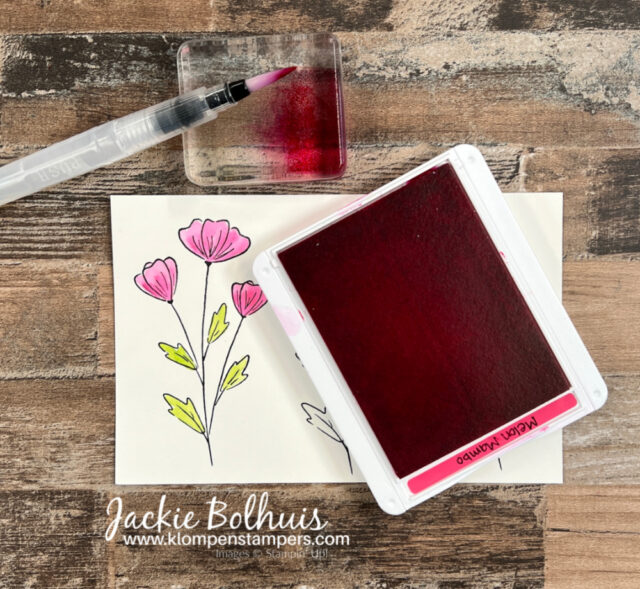 I-used-water-painters-to-color-stamped-image-of-flowers-and-leaves