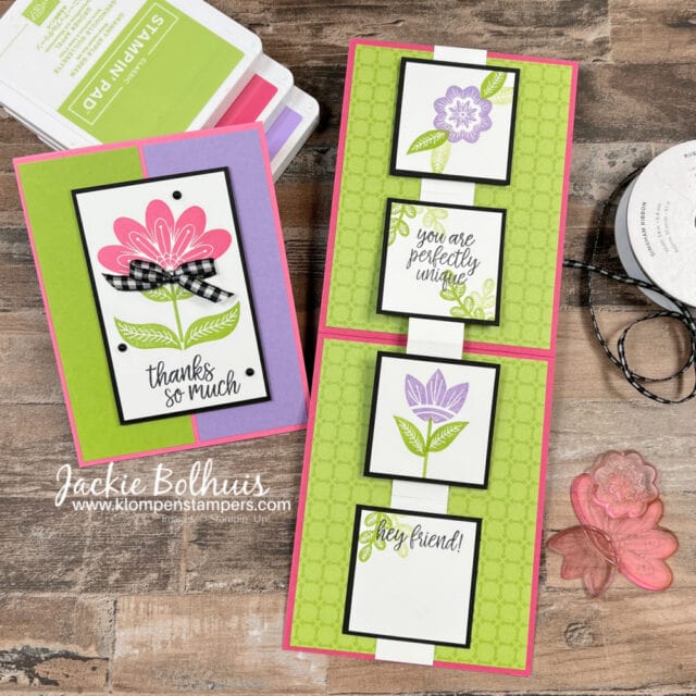 W-Fold-Card-design-with-pink-purple-flowers-and-bright-colors