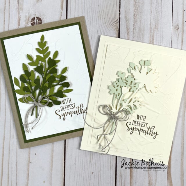 elegant-handmade-sympathy-cards-in-white-and-ivory-with-die-cut-greenery