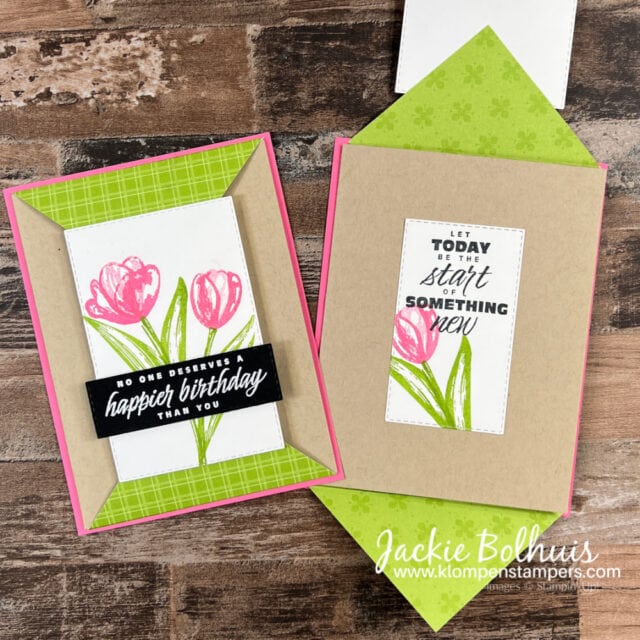 Double-point-fold-card-created-as-birthday-card-with-stamped-tulips-in-pink