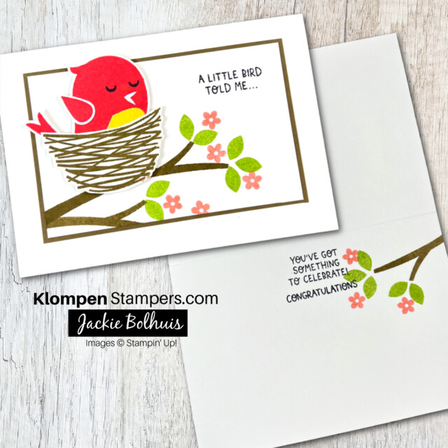 Simple-handmade-note-card-idea-with-songbird-and-nest-punched-out