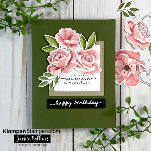 die-cut-flowers-stamped-in-pink-with-green-leaves-for-diy-birthday-card