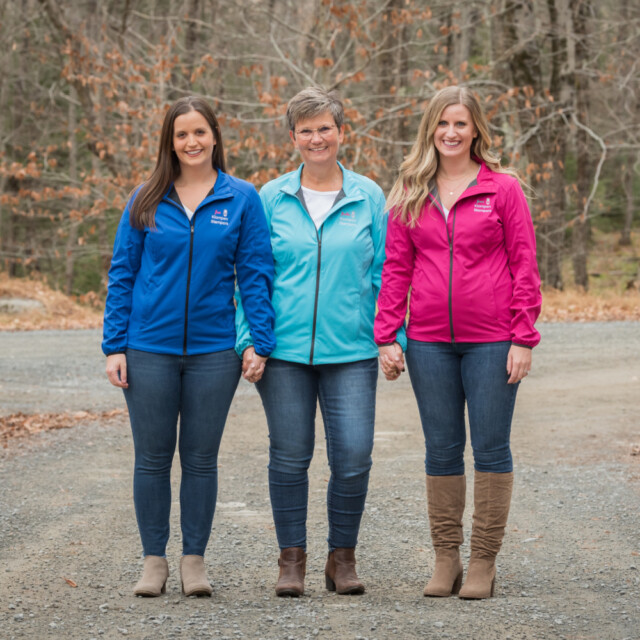 picture of Jackie, Jami and Jesi who are the leaders of the Klompen Stampers Demonstrator Team. We are all here to help you.