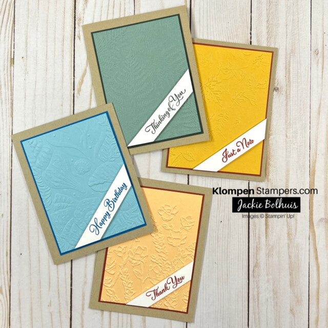 Embossing-folder-card-ideas-with-4-simple-stamped-greetings