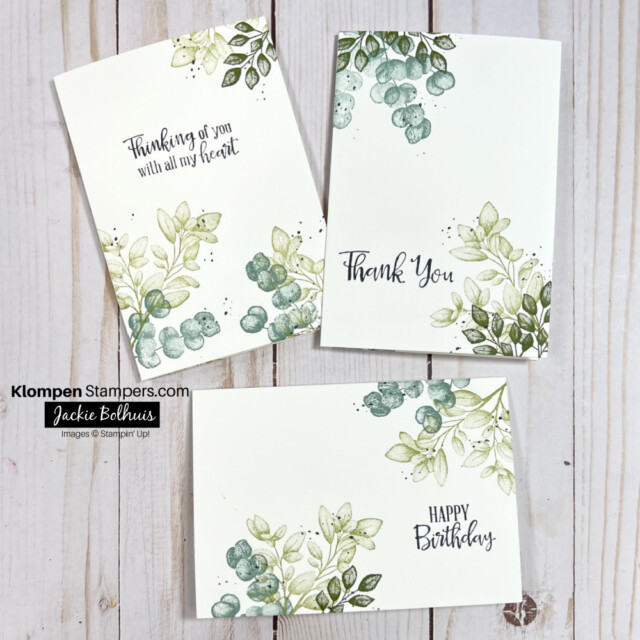 3 simple to make cards for beginner stampers using the Forever Fern stamp set from Stampin' Up!