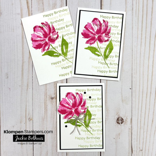 learn to make cards using the Art Gallery stamp set in this beginners guide to card making
