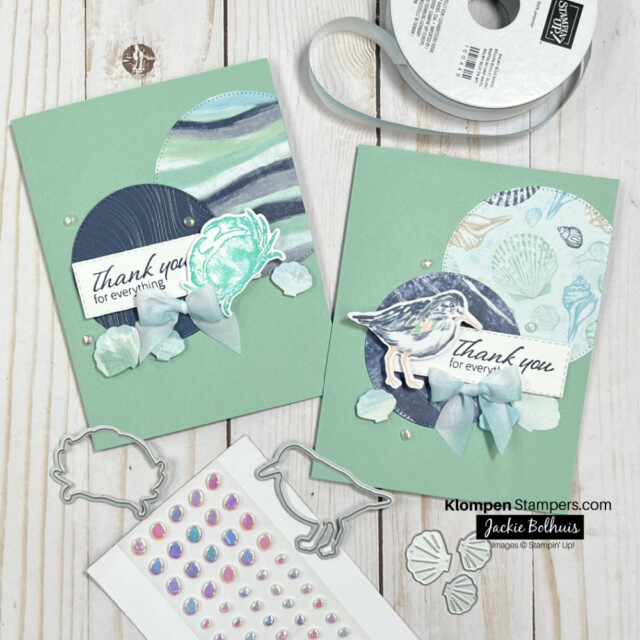 quick and easy card made using seaside bay stamp set from stampin up