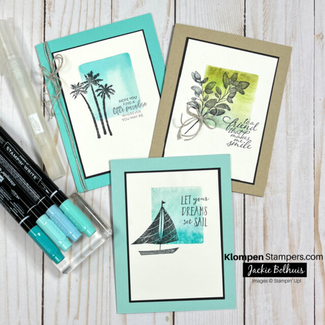 Fun acrylic block stamping technique to make backgrounds on your hand made cards