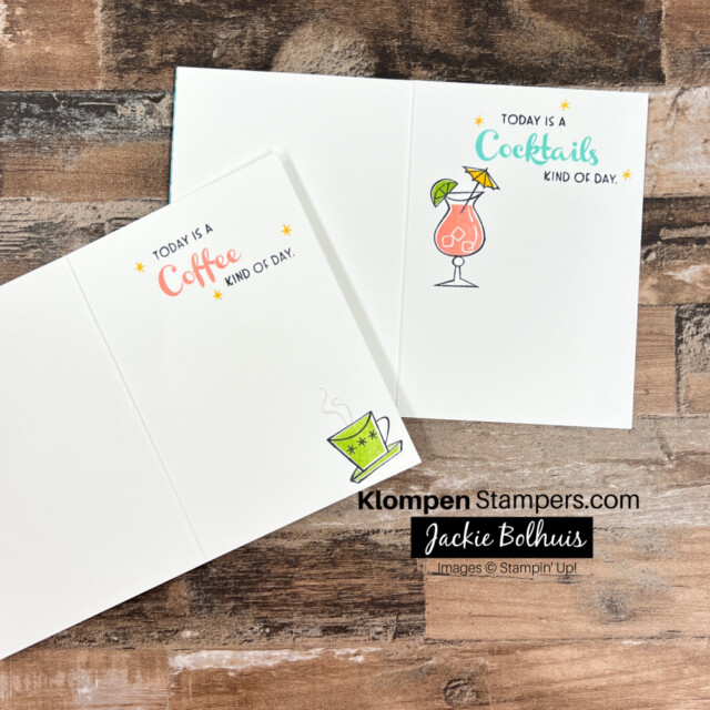 Notecards made using the Nothings Better Than stamp set from Stampin' Up