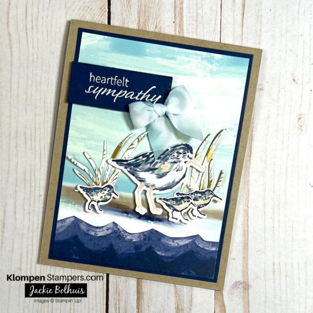 card idea using the By the bay suite of products from stampin up