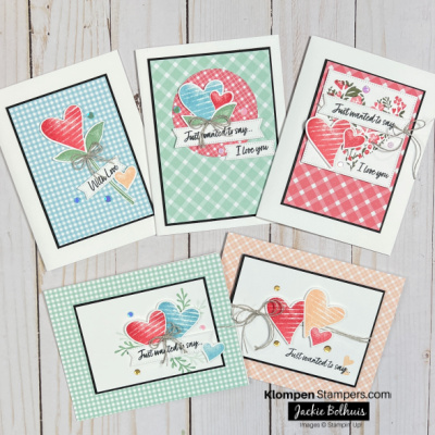 Country Bouquet stamp set from Stampin' Up! card making ideas