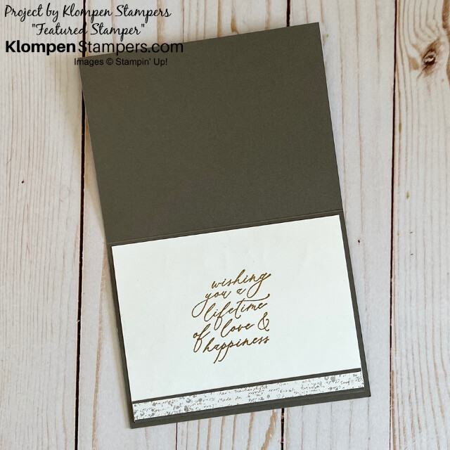 A handmade greeting card to spread forever and always love, designed with the Stampin' up! stamp set Lifetime of Love.