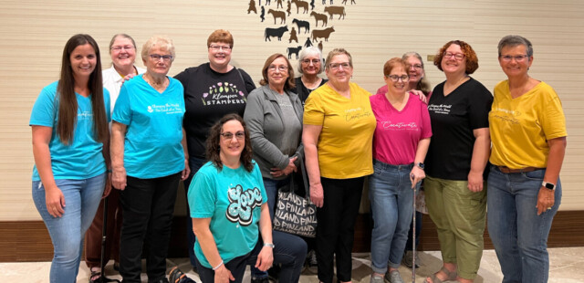 A small group of Klompen Stampers Demonstrator Team members.