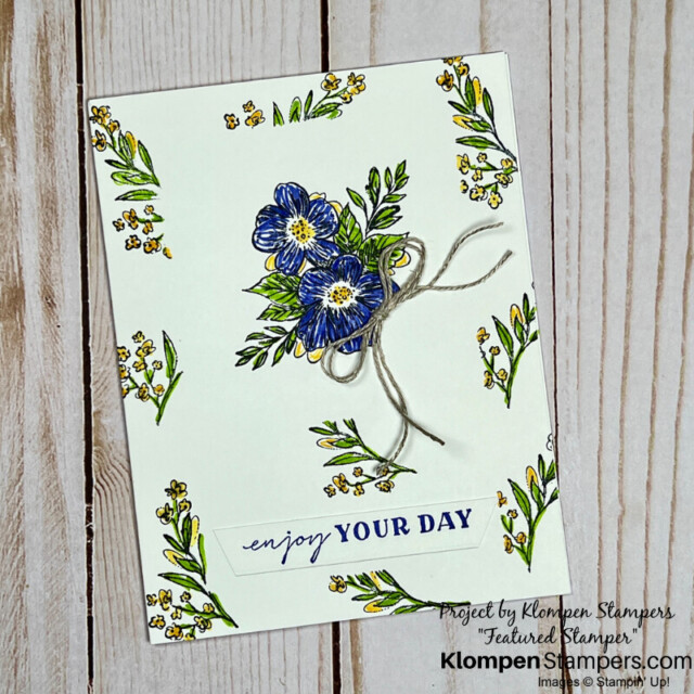 A simple floral design card for any occasion.