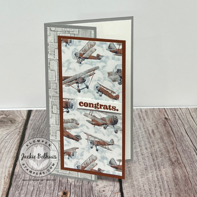 A handmade congratulations card to inspire creativity with the Stampin' Up! 2023 - 2025 In Colors.
